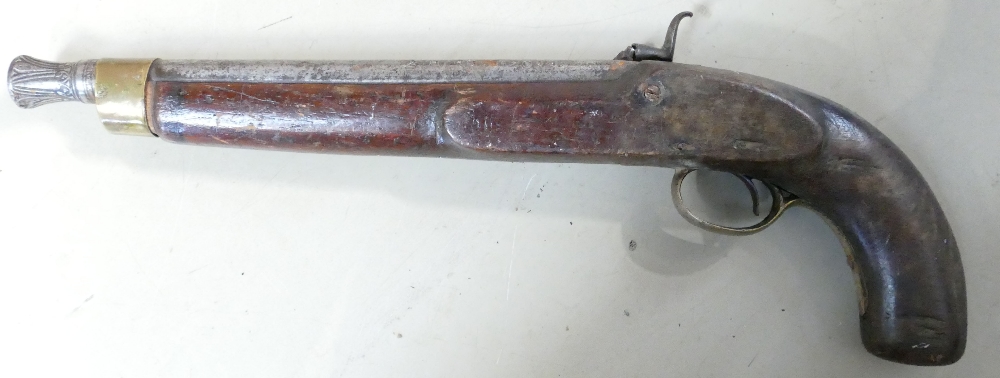 Antique Percussion pistol: Circa 1860. - Image 2 of 3