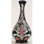 Moorcroft vase decorated in the design Snakeshead design dated 1995: Height 31cm.