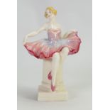 Royal Doulton early figure Columbine HN1296: Impressed date for 1930.