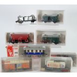 Fleischmann HO Model Train Rolling Stock Carriages to include: Boxed 5230,5510,5331,5053,5220,