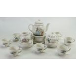 A collection of Wedgwood Peter Rabbit Nursery ware: 27 pieces.