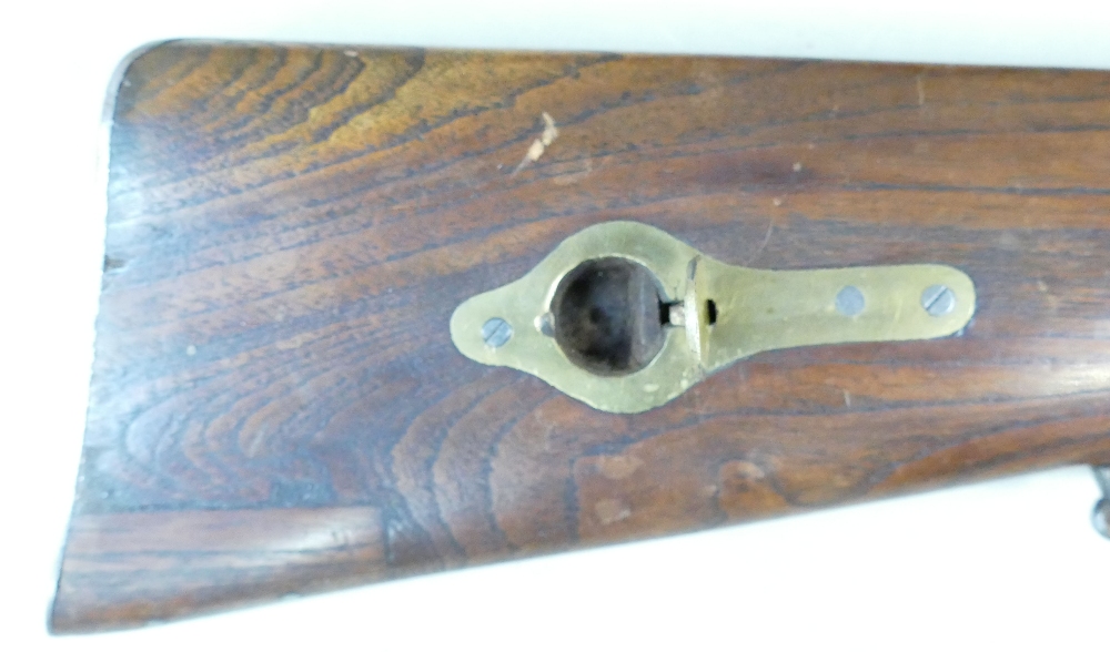 American civil war period Musket: with confederate markings. - Image 4 of 5