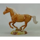 Beswick cantering Palomino horse on base 1374: