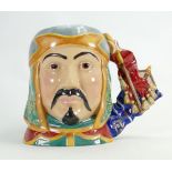 Royal Doulton large character jug Genghis Khan D7222:From the Great Military Leaders series,