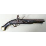 Royal Navy Flintlock short sea service pistol: reproduction
