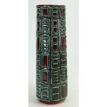 Poole Pottery large mid century vase: Height 40cm.