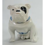 Rare Royal Doulton model of a seated bulldog: Advertising Bull Dog Guinness & Pilsner for Robert