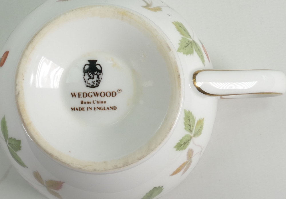 Wedgwood tea set in the Wild Strawberry design: Including cups, saucers, mugs, large oval platter, - Image 2 of 2