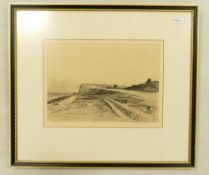 Sir Frank Short RA etching Seaford: Limited edition 5/730.