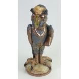 Andrew Hull Pottery Grotesque bird "Charles Dickens": Limited edition in 2012, height 34.