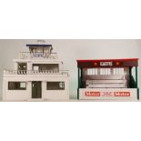 Pre made Tri-ang Scalextric control centre kit: Complete with original box and fittings and