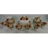 Royal Albert Lady Hamilton tea set: Including 11 cups, 8 saucers, sandwich plate, teapot,