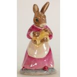 Royal Doulton prototype Bunnykins colourway figure: Mother and Baby, painted in a different colour,