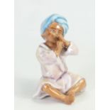 Royal Worcester figure of seated boy India:3071 height 9cm.