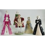Coalport Royal Collection Henry & Wives collection to include: Henry VIII, Anne Boleyn,