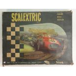 Boxed Tri-ang Scalextric Grand Prix series set: Condition Report: boxed tatty at
