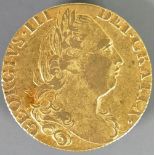 Full Guinea gold coin 1777: Condition gF - nVF..