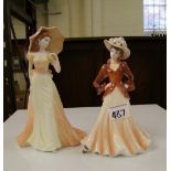 Coalport lady figurines: Joan and Vicky (2nds) (2)