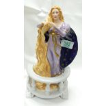 Franklin Mint Legendary Princess figure Rapunzel: