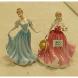 Royal Doulton lady figures: Isabel HN4458 & Rosie HN4094(2)