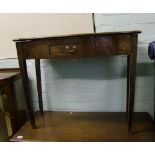 A mahogany side/hall table: