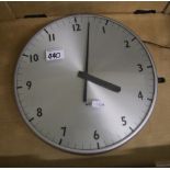 A Gent of Leicester 1960's mains wall clock: diameter 32cm