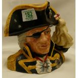 Royal Doulton Large Character jugs Vice admiral Lord Nelson: D6932 with cert