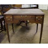 A mahogany side/hall table: