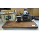 A Singer 246k Overlocker Sewing Machine: plus a similar later item.