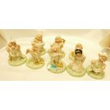 Lenox Disney Show case figures of Snow White & the Severn Dwarfs(8):