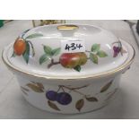 Royal Worcester Evesham casserole dish: