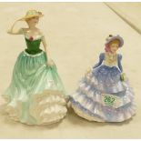 Royal Doulton Lady Figures: Emily HN4093 & Hannah (2)