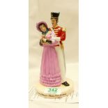 Royal Doulton Advertising Figure Quality Street Couple: MCL12 limited edition with certificate