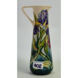 Moorcroft Bearded Iris jug: MCC piece. Height 24cm, boxed