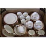 Paragon holyrood tea and dinner ware: to include 13 side plates, 13 saucers, 5 cups, 5 coffee