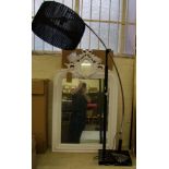 Floor standing designer extending floor lamp: