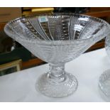 Very Large Corbett & Webb Lead Crystal Center Piece: diameter 34cm x height 25cm