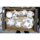 Colclough Floral Decorated Tea Ware: 23 pieces