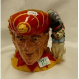 Royal Doulton large double sided character jug: Punch & Judy D6946 Limited edition with certificate.