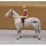 Beswick Horse and Jockey figure, grey: 1862.