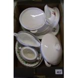 A mixed collection of items to include: Royal Doulton Glamis thistle serving platter, Royal