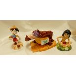 Royal Doulton Disney Showcase Figures: King Louie, Mowgli & Pinocchio(3)