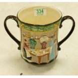 Royal Doulton International Collectors Club Pottery in the Past: two handled loving cup