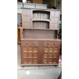 Early 20th Century Heavy Oak Dresser: