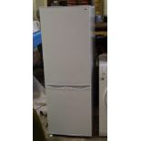 Small fridge freezer: height 142cm width 49cm