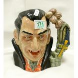 Royal Doulton Large Character Jug Count Dracula :D7053