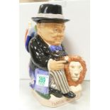 Kevin Francis toby jug W S Churchill:, Spirit of Britain