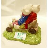 Beswick Ware Rupert The Bear Figure: Rupert Bear and Algy Pug go-karting, limited edition