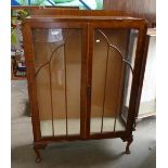 Walnut 2 Door China Cabinet: