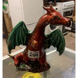 Anita Harris figure of a dragon: height 22cm